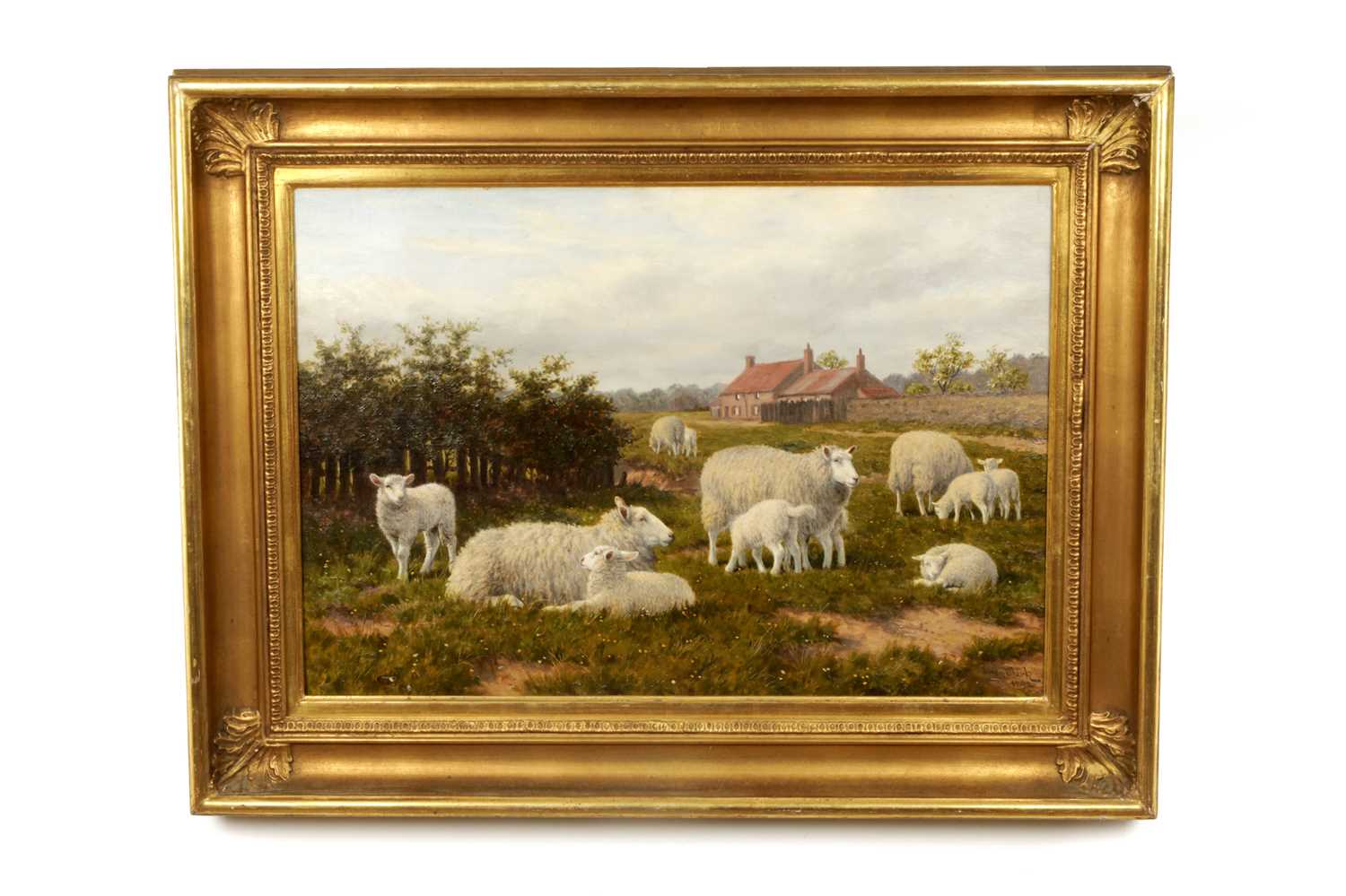 Lot 1259 - JOSEPH DIXON CLARK (1849-1944) OIL ON CANVAS