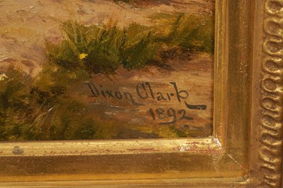 Lot 1259 - JOSEPH DIXON CLARK (1849-1944) OIL ON CANVAS