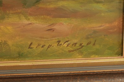 Lot 1130 - LEOPOLD WENZEL (1885-1972) OIL ON CANVAS