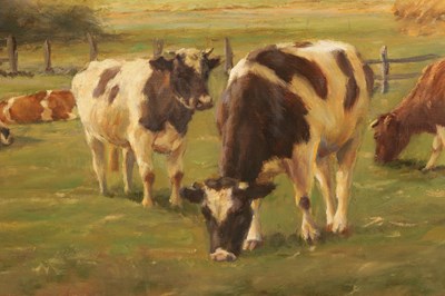 Lot 1130 - LEOPOLD WENZEL (1885-1972) OIL ON CANVAS