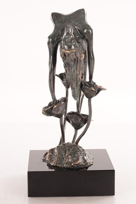 Lot 796 - A LORENZO QUINN 'ROSE' BONDED BRONZE SCULPTURE