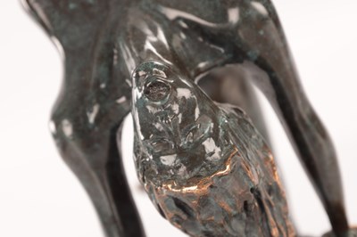 Lot 796 - A LORENZO QUINN 'ROSE' BONDED BRONZE SCULPTURE