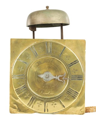 Lot 1549 - THOMAS FARDON. A SMALL LATE 17TH CENTURY QUAKER 30-HOUR WALL CLOCK