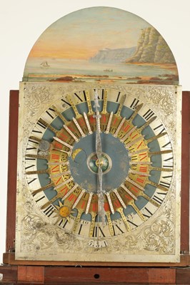 Lot 1525 - HORATIO DENNETT. AN UNUSUAL MID 19TH CENTURY WORLD TIME AND TIDAL AUTOMATION LONGCASE REGULATOR CLOCK