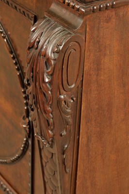 Lot 1697 - AN EDWARDIAN MAHOGANY LIBRARY FOLIO CABINET IN THE MANNER OF WARING AND GILLOWS