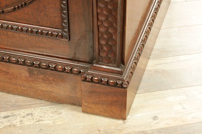 Lot 1697 - AN EDWARDIAN MAHOGANY LIBRARY FOLIO CABINET IN THE MANNER OF WARING AND GILLOWS