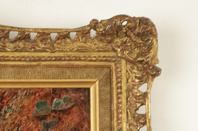 Lot 1221 - OLIVER CLARE (1852 - 1927). A PAIR OF LATE 19TH / EARLY 20TH CENTURY OIL ON BOARDS STILL LIFE