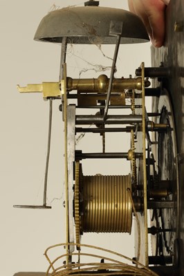 Lot 1548 - PETER MAFFET, LONDON. AN EARLY 18TH CENTURY SEAWEED MARQUETRY 12" SQUARE BRASS DIAL EIGHT-DAY LONGCASE CLOCK