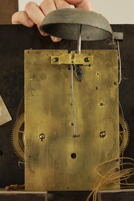 Lot 1548 - PETER MAFFET, LONDON. AN EARLY 18TH CENTURY SEAWEED MARQUETRY 12" SQUARE BRASS DIAL EIGHT-DAY LONGCASE CLOCK