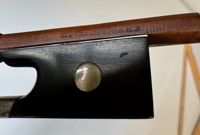 Lot 1034 - A GOOD VIOLIN LABELLED JUSTIN DERAZEY WITH BOW BRANDED F.N. VOIRIN, PARIS