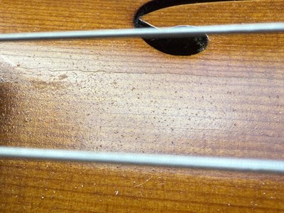 Lot 1034 - A GOOD VIOLIN LABELLED JUSTIN DERAZEY WITH BOW BRANDED F.N. VOIRIN, PARIS