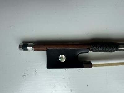 Lot 1034 - A GOOD VIOLIN LABELLED JUSTIN DERAZEY WITH BOW BRANDED F.N. VOIRIN, PARIS