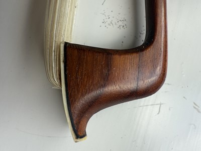 Lot 1034 - A GOOD VIOLIN LABELLED JUSTIN DERAZEY WITH BOW BRANDED F.N. VOIRIN, PARIS