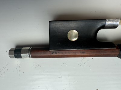 Lot 1034 - A GOOD VIOLIN LABELLED JUSTIN DERAZEY WITH BOW BRANDED F.N. VOIRIN, PARIS