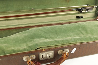 Lot 1031 - AN ANTIQUE ENGLISH VIOLIN WITH SILVER MOUNTED BOW