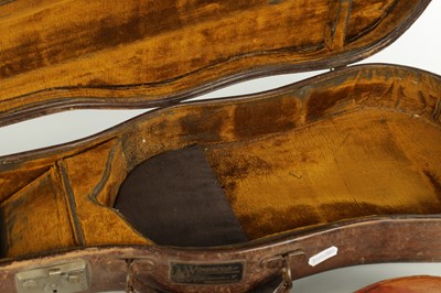 Lot 1050 - AN ANTIQUE VIOLIN LABELLED CHARLES GALLIARD