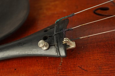 Lot 1050 - AN ANTIQUE VIOLIN LABELLED CHARLES GALLIARD