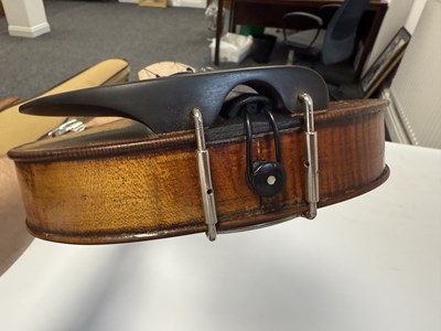 Lot 1050 - AN ANTIQUE VIOLIN LABELLED CHARLES GALLIARD