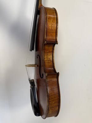 Lot 1050 - AN ANTIQUE VIOLIN LABELLED CHARLES GALLIARD