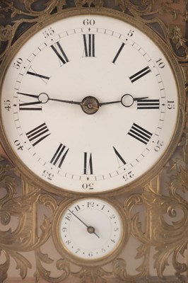Lot 1515 - A LATE 19TH CENTURY FRENCH REPEATING GRAND SONNERIE EIGHT-DAY CARRIAGE CLOCK WITH GILT FILIGREE PANELS