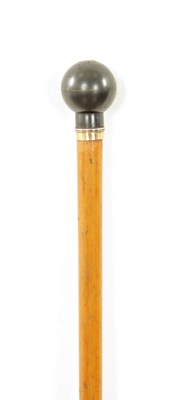 Lot 1063 - A 19TH CENTURY MALACCA WALKING STICK