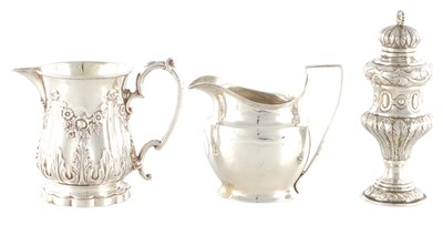 Lot 265 - A COLLECTION OF THREE PIECES OF SILVER