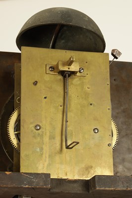 Lot 1563 - JOSEPH WINDMILLS, LONDON. AN EARLY 18TH CENTURY PANELLED SEAWEED MARQUETRY 11" SQUARE BRASS DIAL EIGHT-DAY LONGCASE CLOCK