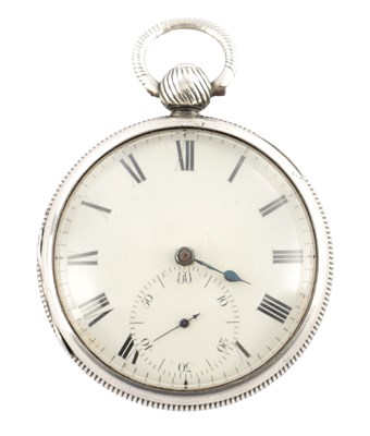 Lot 1319 - M. PEGLER, SOUTHAMPTON. A SILVER OPEN FACED POCKET WATCH