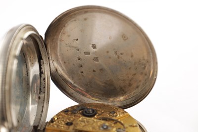 Lot 1298 - SAMUEL ISAAC TOBIAS, LIVERPOOL. A SILVER HUNTER POCKET WATCH