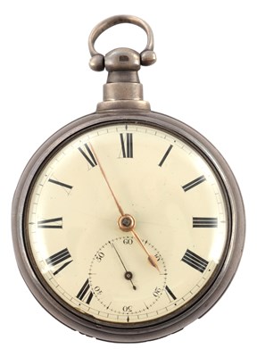 Lot 1315 - JOHN MONCAS, LIVERPOOL. A SILVER PAIR CASED POCKET WATCH