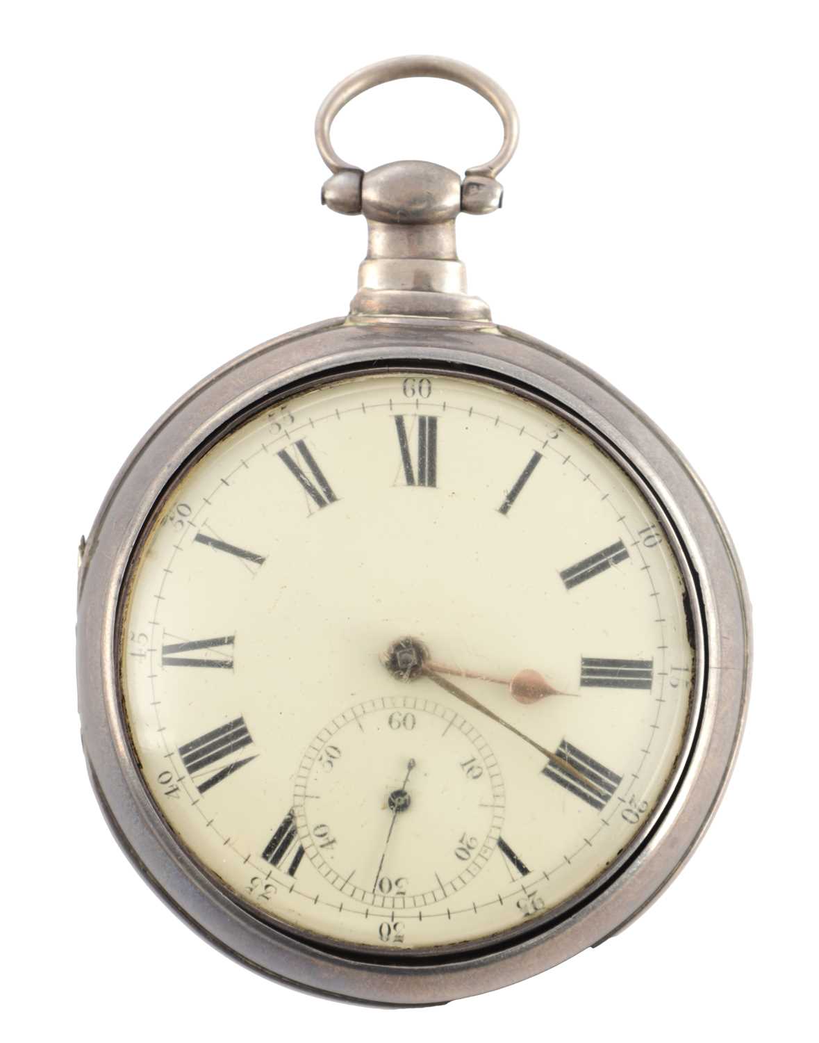 Lot 1271 - RICHARD DOKE, LIVERPOOL. A SILVER PAIR CASED POCKET WATCH