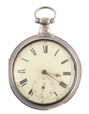 Lot 1271 - RICHARD DOKE, LIVERPOOL. A SILVER PAIR CASED POCKET WATCH