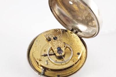 Lot 1271 - RICHARD DOKE, LIVERPOOL. A SILVER PAIR CASED POCKET WATCH
