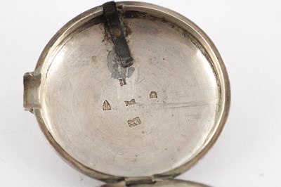 Lot 1271 - RICHARD DOKE, LIVERPOOL. A SILVER PAIR CASED POCKET WATCH
