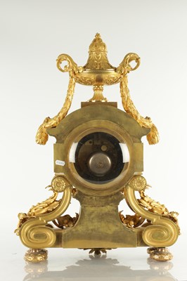 Lot 1386 - RAINGO FRES. PARIS. A LARGE AND IMPRESSIVE 19TH CENTURY FRENCH ORMOLU MANTEL CLOCK