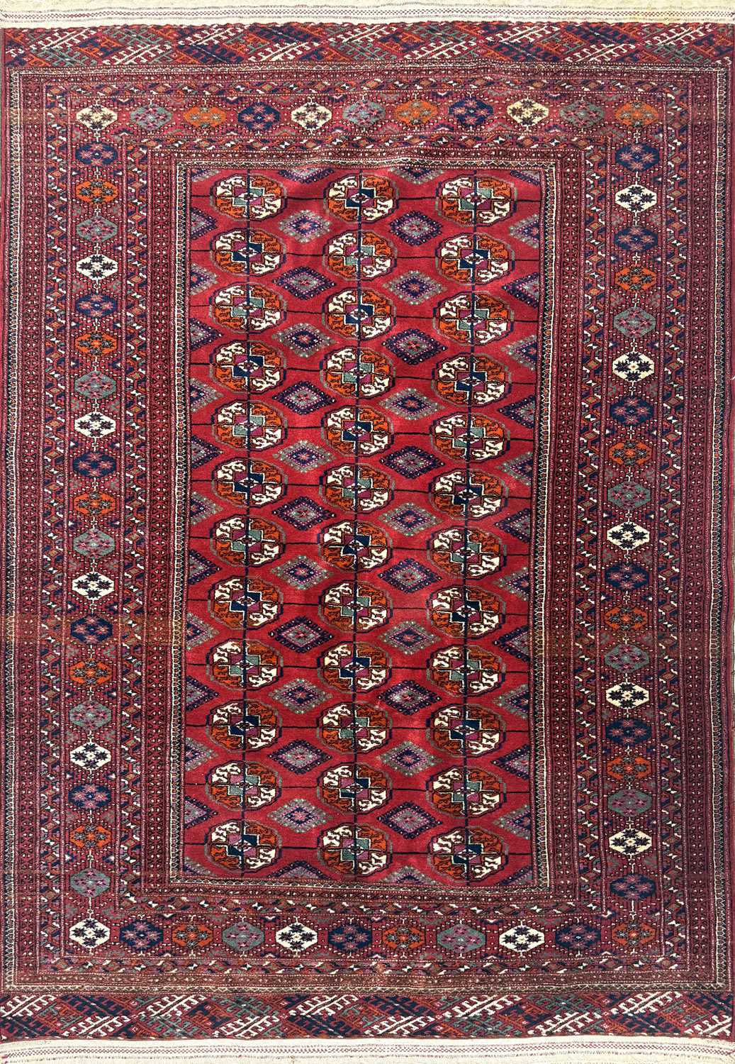 Lot 179 - A TURKMEN TEKE CARPET