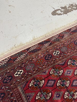 Lot 179 - A TURKMEN TEKE CARPET