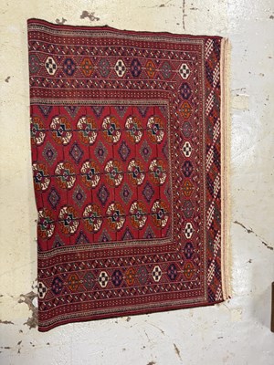 Lot 179 - A TURKMEN TEKE CARPET