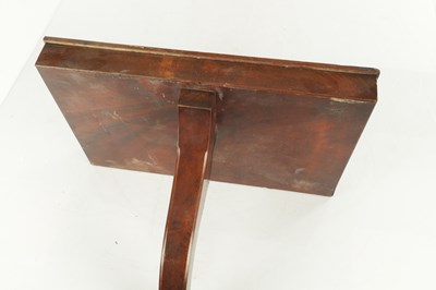 Lot 1333 - CALEB CHITTY, KENNINGTON. A WILLIAM IV FIGURED MAHOGANY BRACKET CLOCK AND BRACKET
