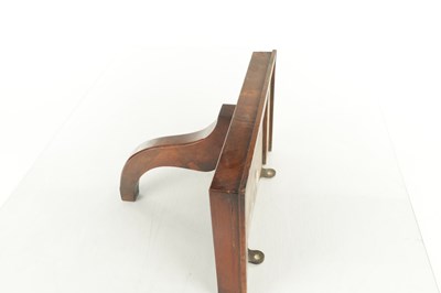 Lot 1333 - CALEB CHITTY, KENNINGTON. A WILLIAM IV FIGURED MAHOGANY BRACKET CLOCK AND BRACKET