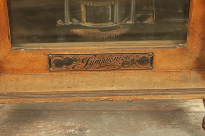 Lot 1019 - A 19TH CENTURY UPRIGHT ‘PENNY IN THE SLOT’ SYMPHONION WITH BELLS