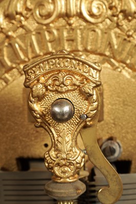 Lot 1019 - A 19TH CENTURY UPRIGHT ‘PENNY IN THE SLOT’ SYMPHONION WITH BELLS