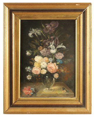 Lot 1257 - H. BONNAUD. A 20TH CENTURY OIL ON CANVAS STILL LIFE