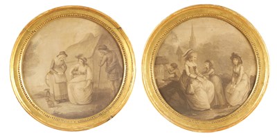 Lot 1162 - A PAIR OF BARTELOZZI CIRCULAR PRINTS