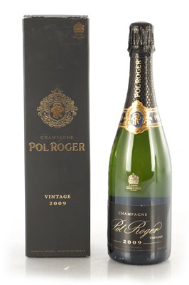 Lot 1015 - A 2009 VINTAGE POL ROGER CHAMPAGNE BRUT