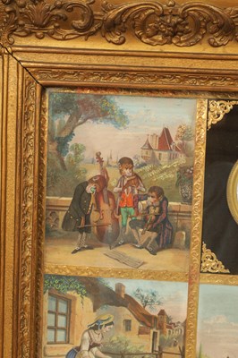 Lot 1445 - XAVIER THARIN, PARIS. A RARE MID 19TH CENTURY FRENCH AUTOMATION PICTURE CLOCK