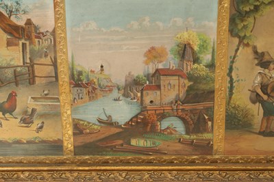 Lot 1445 - XAVIER THARIN, PARIS. A RARE MID 19TH CENTURY FRENCH AUTOMATION PICTURE CLOCK