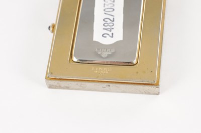 Lot 287 - A 20TH CENTURY LINKS OF LONDON TRAVELING SILVER CLOCK