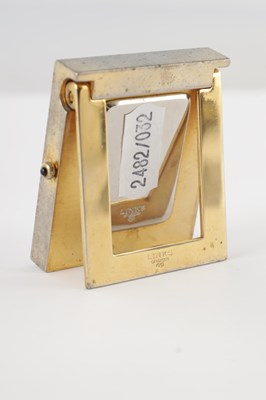 Lot 287 - A 20TH CENTURY LINKS OF LONDON TRAVELING SILVER CLOCK