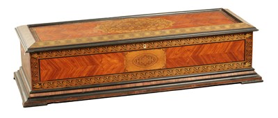 Lot 1025 - AN OVERSIZED 19TH CENTURY SWISS MECHANICAL MUSIC BOX